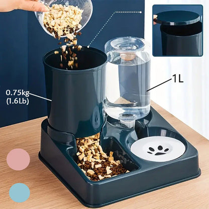 Neigbarer Futter- und Wassernapf für Hunde – 15° Neigung – BPA-freier Kunststoff