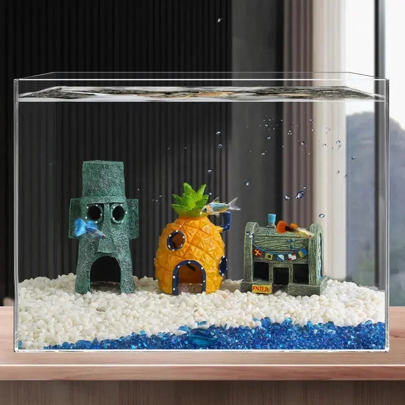 Ananas-Dekorationsornament fürs Aquarium