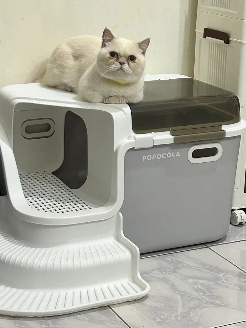 FazziKat Deluxe Katzentoilet mit Korridor-Design