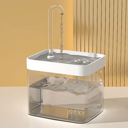 Katzenbrunnen 1,5 l – Automatisch, leise, BPA-frei und transparent