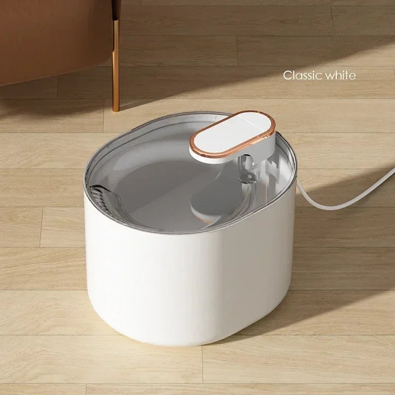 Katzenbrunnen 3L – Leise, automatisch, USB-Anschluss, BPA-frei, mit Filter