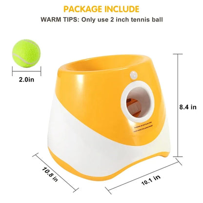 Automatischer Ballwerfer für Hunde – 6 Bälle, USB-aufladbar, 5 cm
