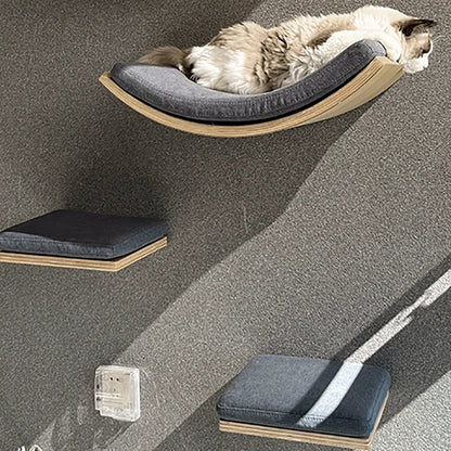SkyNest Wandmontierter Katzenkletterturm