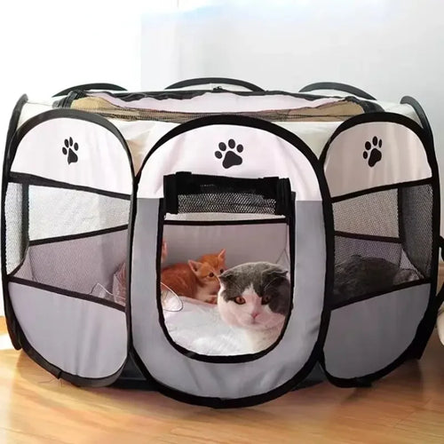 PAW-DOME Tragbares Faltbares OctaPet Zelt