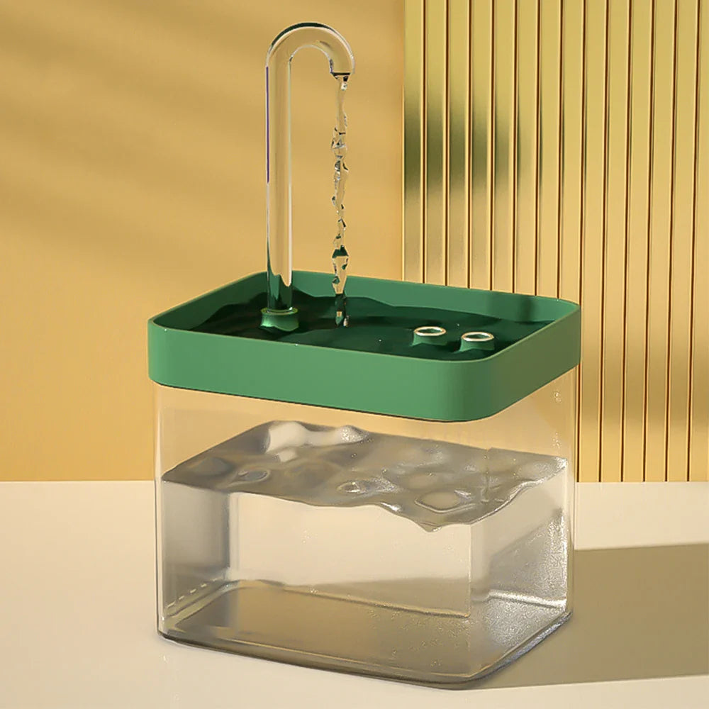 Katzenbrunnen 1,5 l – Automatisch, leise, BPA-frei und transparent