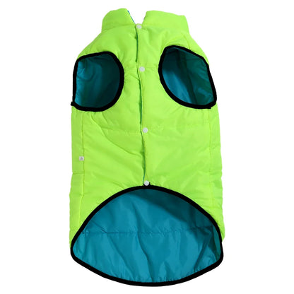 ThermoPaws DuoShield – Wendbare Winterjacke mit Leinenöffnung für Hunde & Katzen
