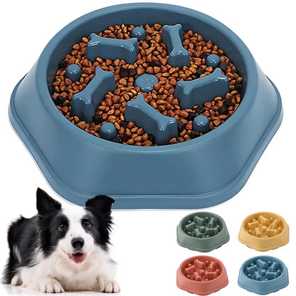 Fressnapf mit Anti-Schlingen-Funktion – BPA-freier Kunststoff, Ø 20 cm, Blau
