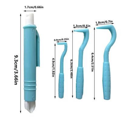 TickGuard Pro 4-teiliges Zecken- & Flohentferner Set für Hunde und Katzen