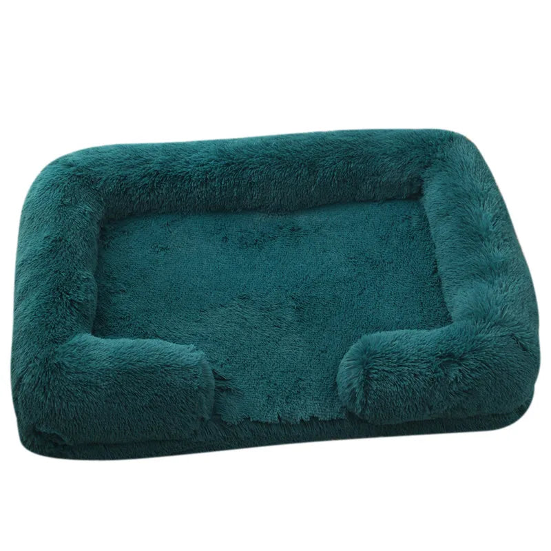 Premium-Hundebett aus dickem Plüsch für große Hunde – Warm und fest (S - XL)