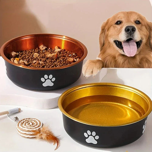 Futternapf aus Edelstahl für Hunde und Katzen – rutschfest, rostfrei