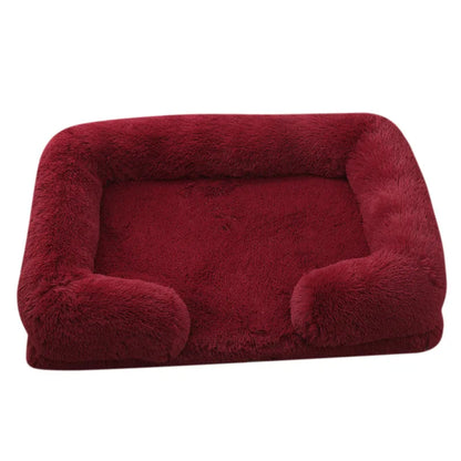 Premium-Hundebett aus dickem Plüsch für große Hunde – Warm und fest (S - XL)