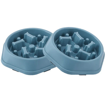 Fressnapf mit Anti-Schlingen-Funktion – BPA-freier Kunststoff, Ø 20 cm, Blau