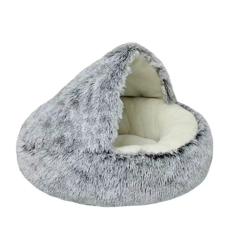 Plüschkatzenmann Ø40 cm – Weiches, warmes Bett für Kat von Kleine Hunde