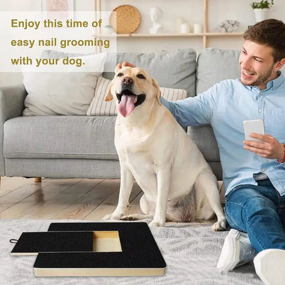Hundekrallenschleifbrett aus Holz – verstellbar 35 x 25 cm