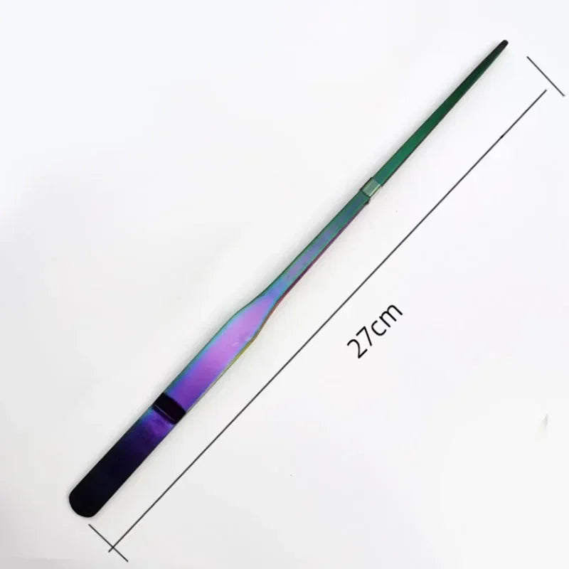 AquaGripPro Edelstahl Aquarium Pinzetten Set – Gebogene & Gerade Pinzette