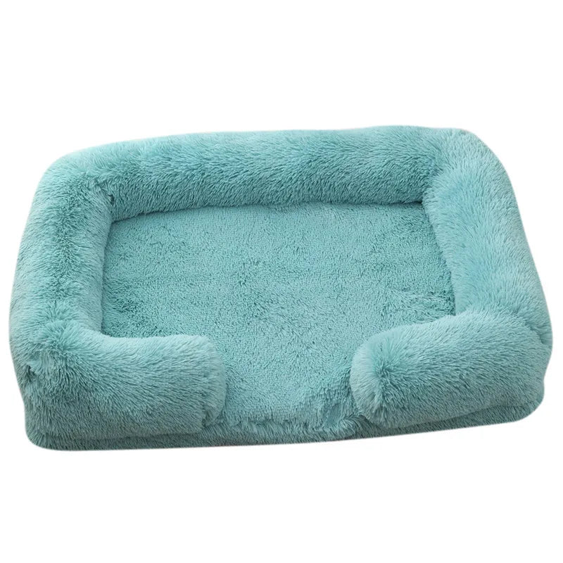Premium-Hundebett aus dickem Plüsch für große Hunde – Warm und fest (S - XL)