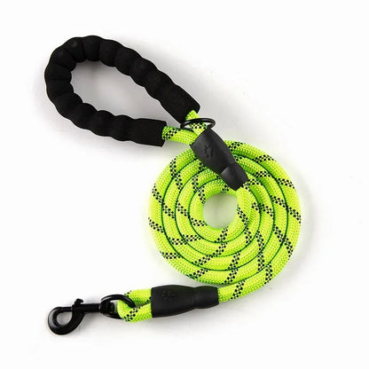 Reflektierende Nylon-Hundeleine 150 cm – Komfort & Sichtbarkeit