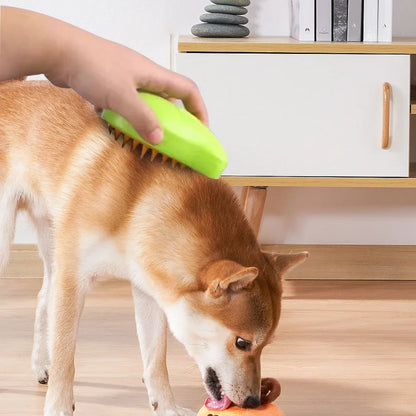3-in-1 Haustier-Dampfburste – Elektrische Katzen- & Hundebürste