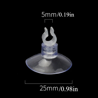 AquaGrip Set mit 10 Gummisaugnäpfen für Aquarien