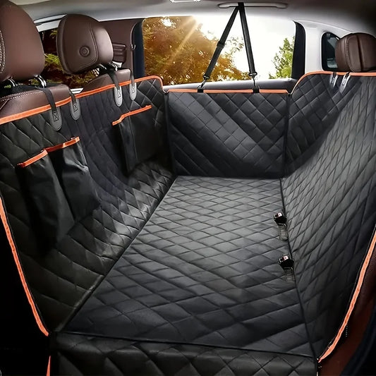 Wasserdichte Hundehängematte fürs Auto – 600D Oxford-Gewebe – Schwarz