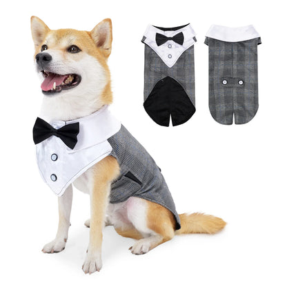 RoyalPaws Eleganter Hunde-Smok – Festlicher Hochzeitsanzug