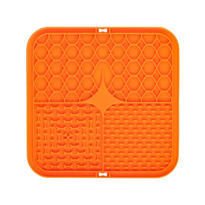 Silikon-Leckmatte für Hunde– Slow Feeder & Badafleiding, 25×15 cm