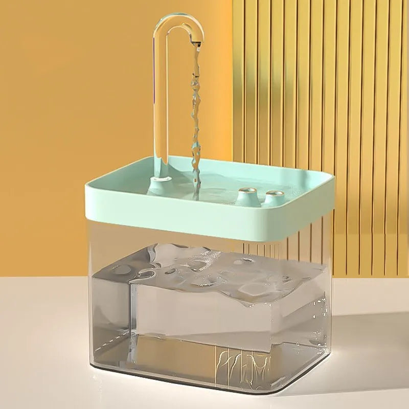 Katzenbrunnen 1,5 l – Automatisch, leise, BPA-frei und transparent