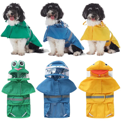 RainPaw ReflectaHood Hunderegenmantel