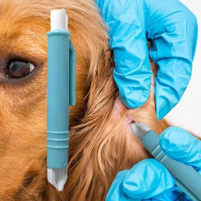 TickGuard Pro 4-teiliges Zecken- & Flohentferner Set für Hunde und Katzen