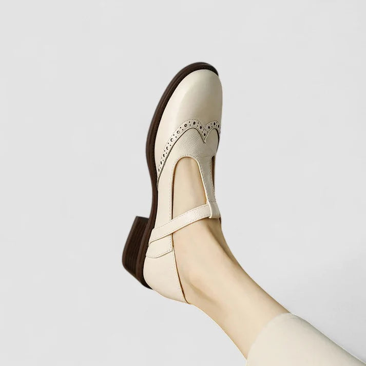 Clairmont Damen Orthopädische Mary Jane Schuhe | Gepolsterte Komfortschuhe mit Verstellbarem Riemen