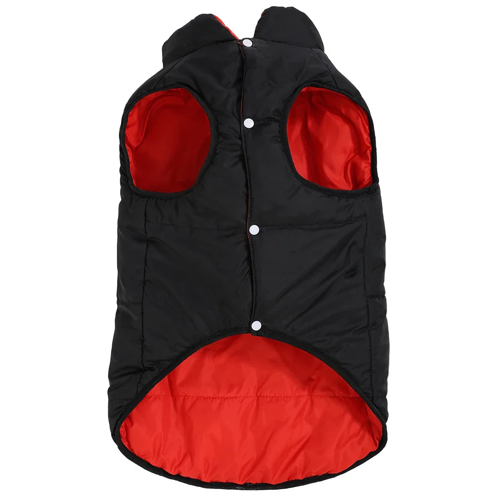 ThermoPaws DuoShield – Wendbare Winterjacke mit Leinenöffnung für Hunde & Katzen