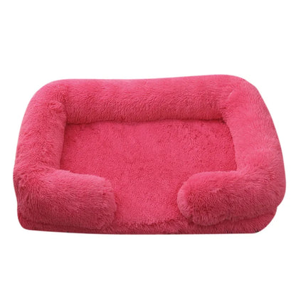 Premium-Hundebett aus dickem Plüsch für große Hunde – Warm und fest (S - XL)