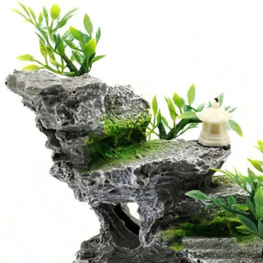 Set dekorativer Steine für Aquarien