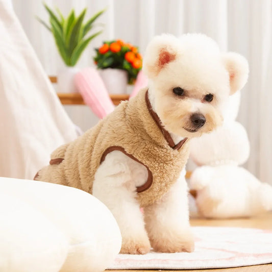 SnuggleTeddy High-Neck Fleece Hundepullover