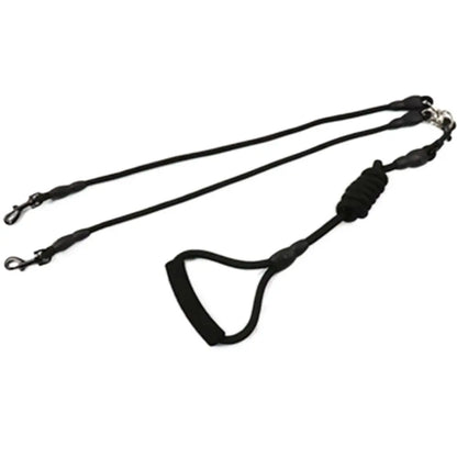 DuoWalk Nylon Doppel-Hundeleine
