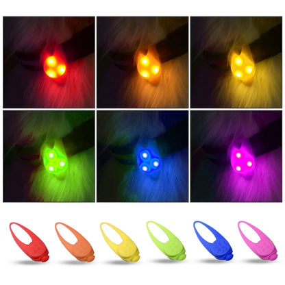 LuminousSafe LED Silikon-Hundeleuchthänger – Blinkendes Sicherheitslicht für Halsbänder