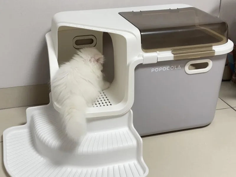 FazziKat Deluxe Katzentoilet mit Korridor-Design