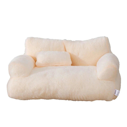 LuxeFluff Katzenbank – Winterwarme Katzenkorb & Sofa