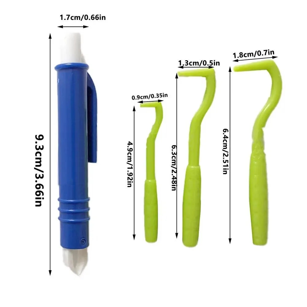 TickGuard Pro 4-teiliges Zecken- & Flohentferner Set für Hunde und Katzen