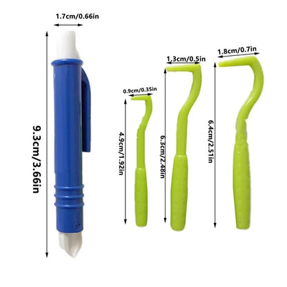 TickGuard Pro 4-teiliges Zecken- & Flohentferner Set für Hunde und Katzen