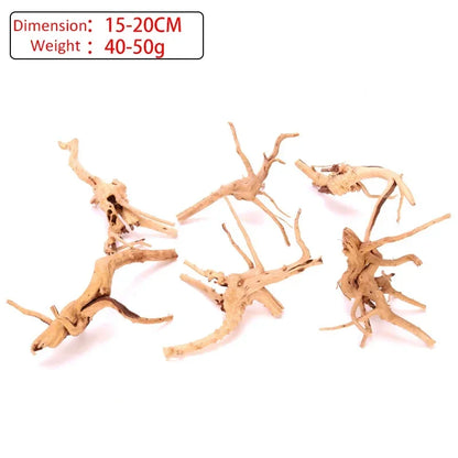Aquarium-Ornament aus Holz