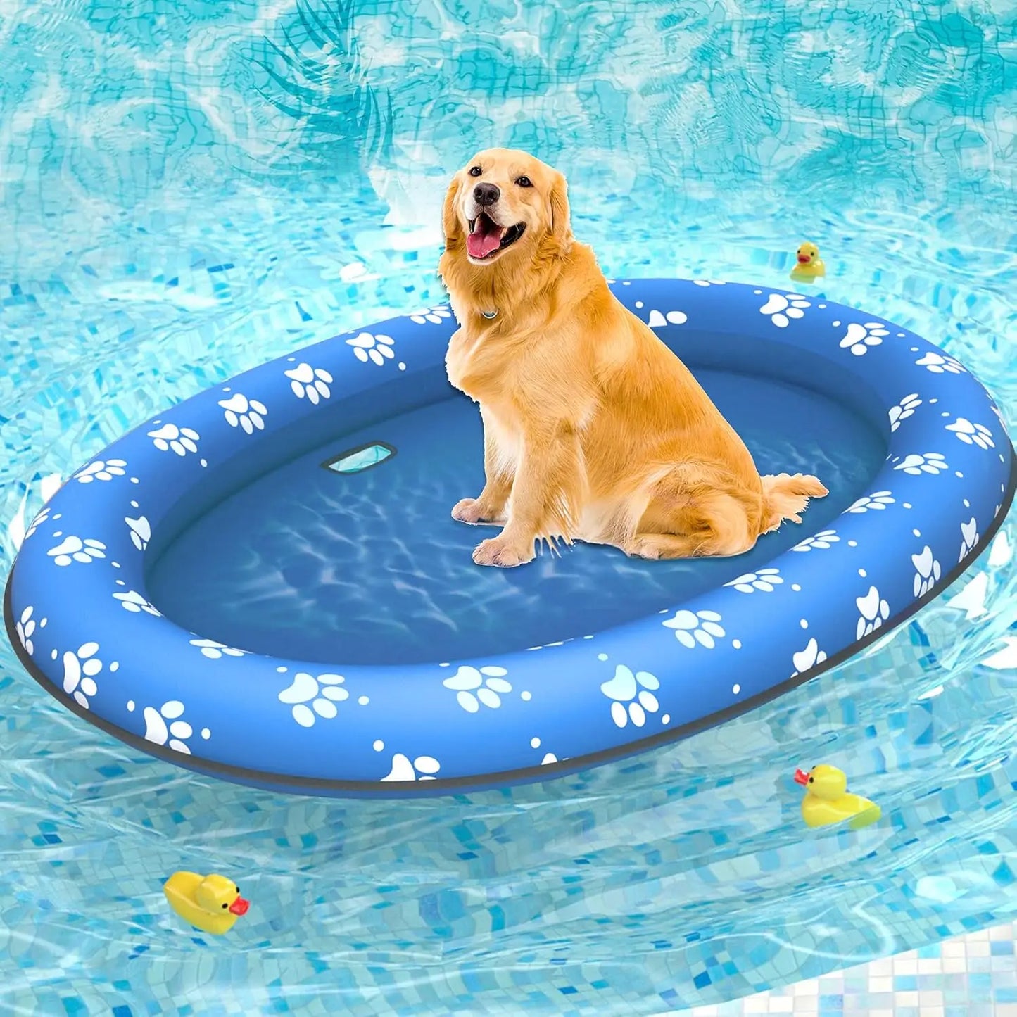 HYDROPAWS Aufblasbares Hundefloß