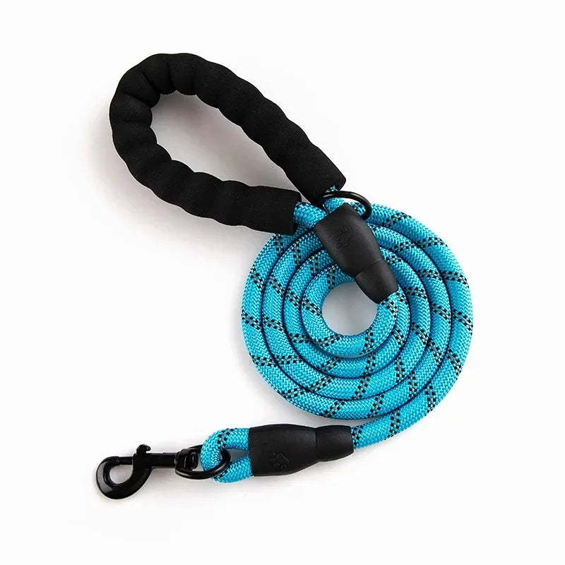Reflektierende Nylon-Hundeleine 150 cm – Komfort & Sichtbarkeit