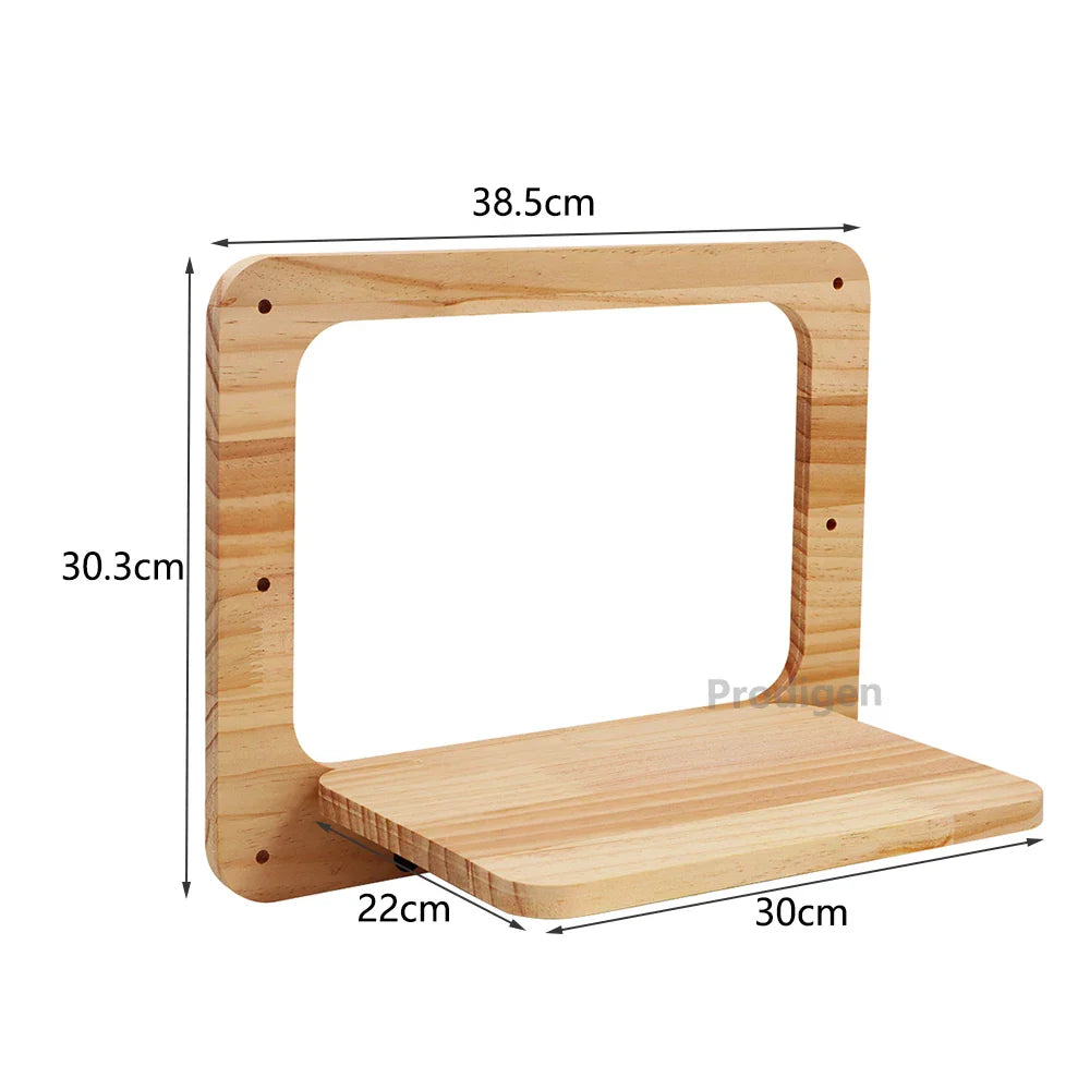 SkyNest Wandmontierter Katzenkletterturm