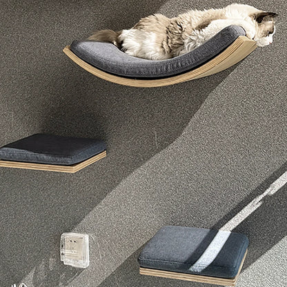 SkyNest Wandmontierter Katzenkletterturm