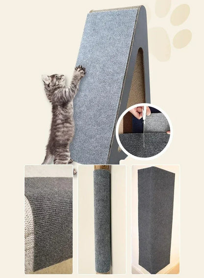 Kratzmatte für Katzen, selbstklebend aus Sisal – individuell zuschneidbar, Möbelschutz