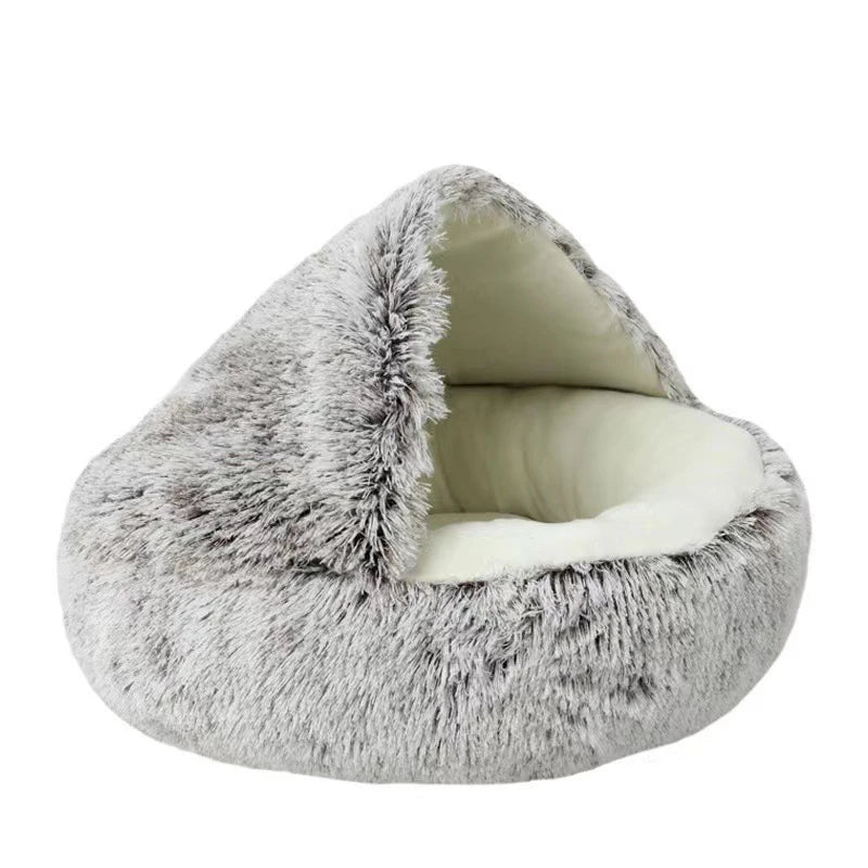 Plüschkatzenmann Ø40 cm – Weiches, warmes Bett für Kat von Kleine Hunde