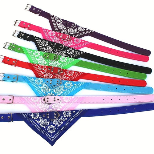 TribalPaws Weiches Haustier Halsband mit Halstuch