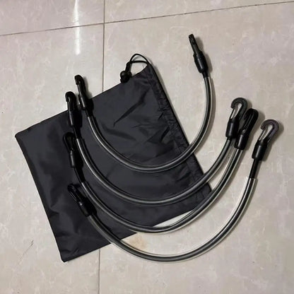 EquiSecure FlexStrap – Elastische Beinschnallen für Pferdedecken mit Doppelkarabinern