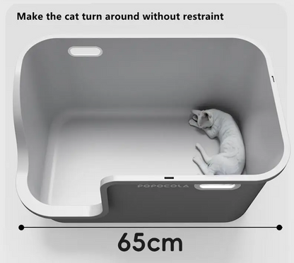 FazziKat Deluxe Katzentoilet mit Korridor-Design